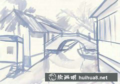 水粉畫風(fēng)景步驟解析