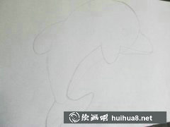 兒童畫海豚教程分享