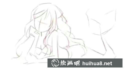 美人魚頭身輪廓