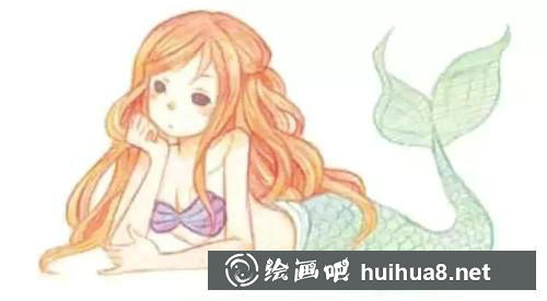 美人魚上色