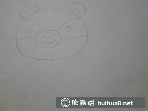 小浣熊頭部輪廓