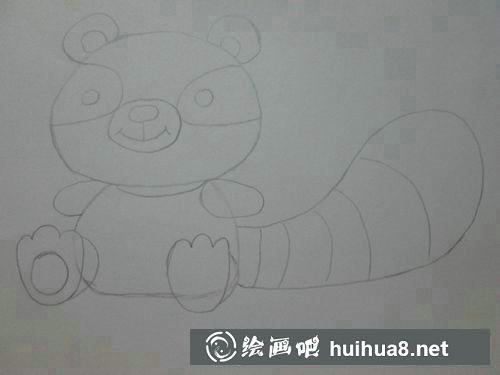 小浣熊身體輪廓