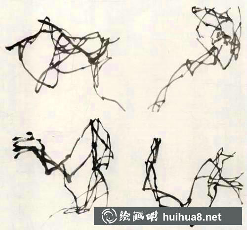 絲瓜瓜藤畫法