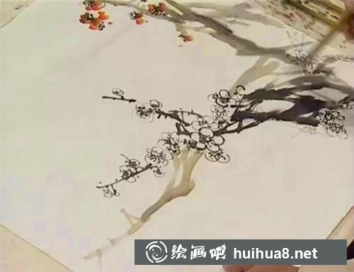 梅花老干繪制