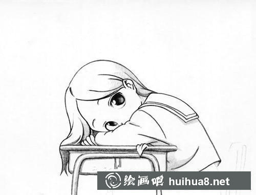 刻畫桌子