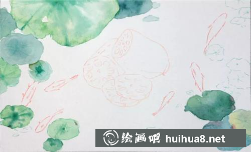 荷葉暈染
