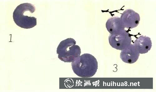 葡萄畫法