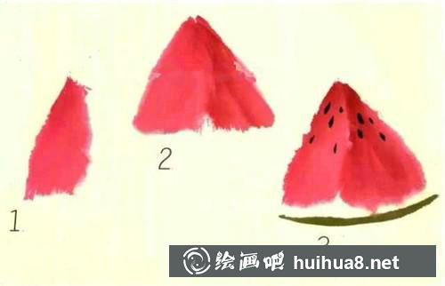 西瓜畫法