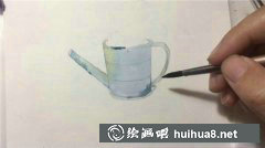 手繪澆花水壺教程