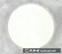 月亮素描繪制步驟