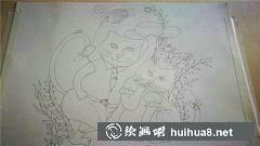 手繪貓插畫(huà)技巧分享
