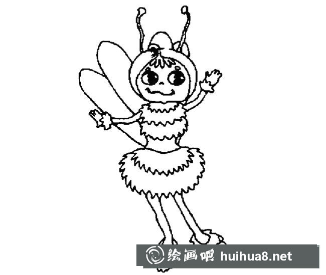 卡通螞蟻簡(jiǎn)筆畫圖片