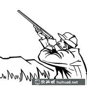 獵人人物簡筆畫步驟圖解大全