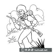 獵人人物簡筆畫步驟圖解大全
