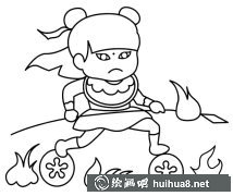 哪吒簡筆畫步驟圖解大全