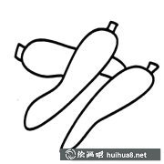 青辣椒蔬菜簡筆畫步驟圖解大全