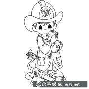 消防員簡筆畫教程圖片集