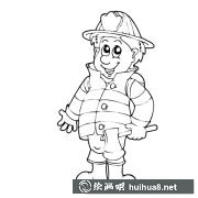 消防員人物簡筆畫步驟圖解大全