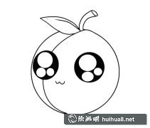 卡通桃子水果簡(jiǎn)筆畫(huà)步驟圖解大全