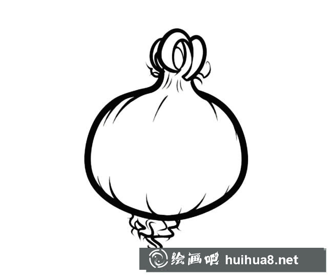 洋蔥頭簡筆畫