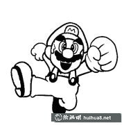 卡通馬里奧簡筆畫創(chuàng)作分享
