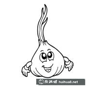 卡通洋蔥頭簡筆畫分享