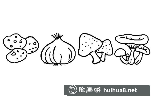 蔬菜簡筆畫