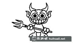 小鬼簡筆畫圖片分享