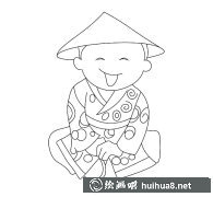 小和尚兒童簡(jiǎn)筆畫教程