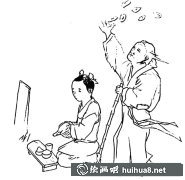 清明節(jié)祭祀簡筆畫作品