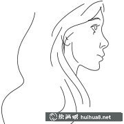 優(yōu)雅女性頭像簡(jiǎn)筆畫藝術(shù)圖