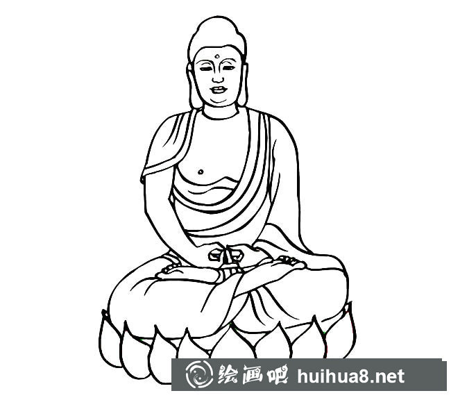 西游記如來佛祖簡筆畫