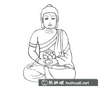 簡筆畫佛祖圖片欣賞