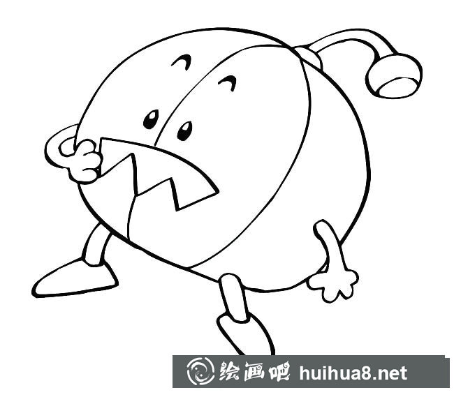 卡通南瓜簡筆畫圖片