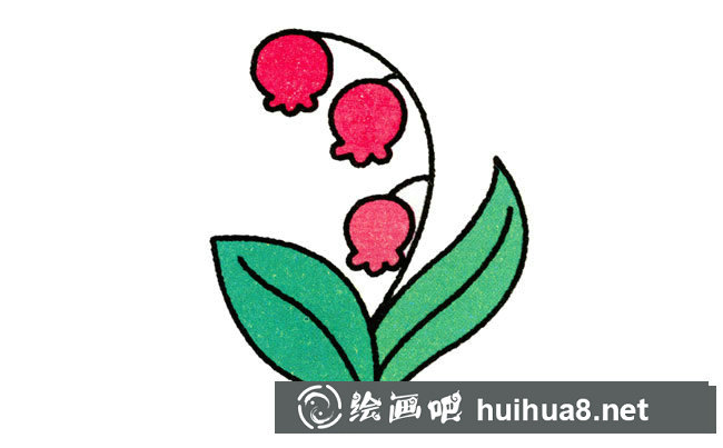 鈴蘭花簡(jiǎn)筆畫步驟圖片大全