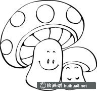 蘑菇蔬菜簡筆畫步驟圖集