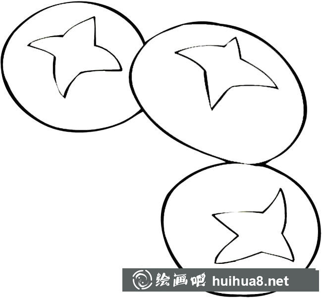 柿子水果簡(jiǎn)筆畫步驟圖片大全