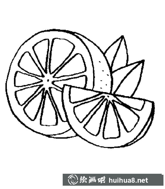 桔子水果簡(jiǎn)筆畫(huà)步驟圖片大全