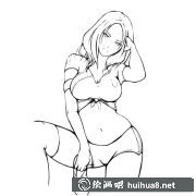 足球美女簡(jiǎn)筆畫(huà)教程圖解