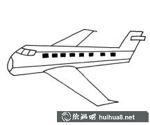 飛機(jī)簡(jiǎn)筆畫(huà)飛行圖賞