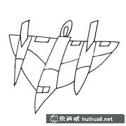 戰(zhàn)斗機簡筆畫作品集