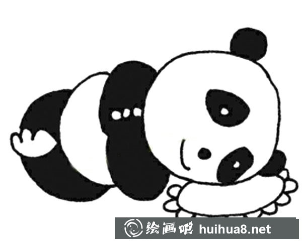 大熊貓簡筆畫