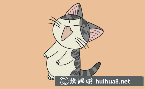 小貓簡(jiǎn)筆畫(huà)成品
