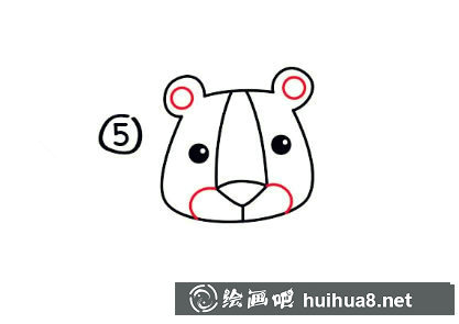 簡筆畫獅子的畫法步驟圖片