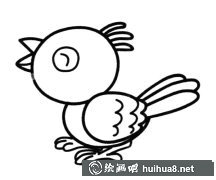 卡通小鳥簡筆畫教程