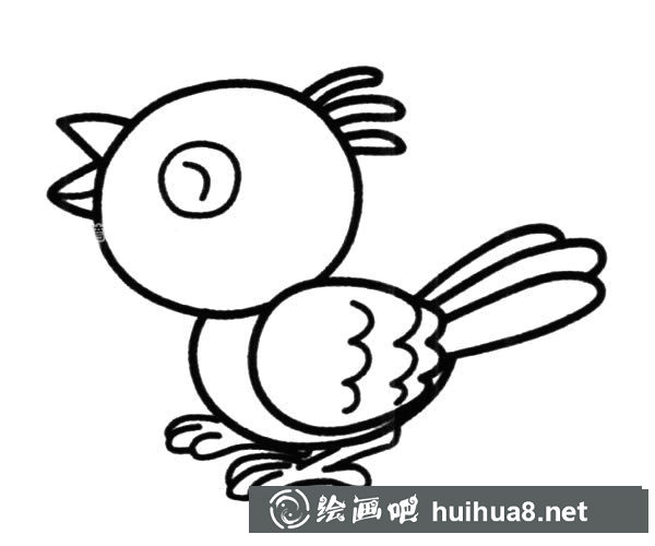 可愛(ài)小鳥(niǎo) 卡通小鳥(niǎo)簡(jiǎn)筆畫(huà)圖片