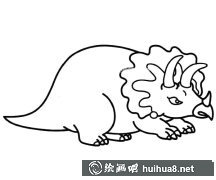 三角龍簡筆畫教程