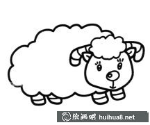 可愛小綿羊畫法教程