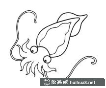 簡(jiǎn)筆畫(huà)章魚(yú)繪制教程
