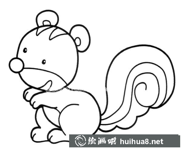 簡(jiǎn)筆畫(huà)圖片松鼠的簡(jiǎn)單畫(huà)法